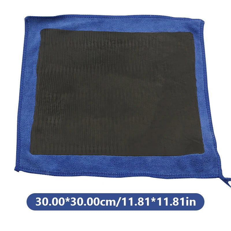 SEAMETAL Car Beauty Cleaning Cloth Decontamination Cloth Car Wash Mud Cloth with Blue Clay Bar Towel Washing Tool