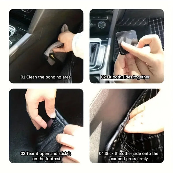 4Pairs Strong Double-sided High-sticky Carpet Fixing Sticker,Suitable for Carpet,Floor Fixing, Easy to Tear Off.car accessories