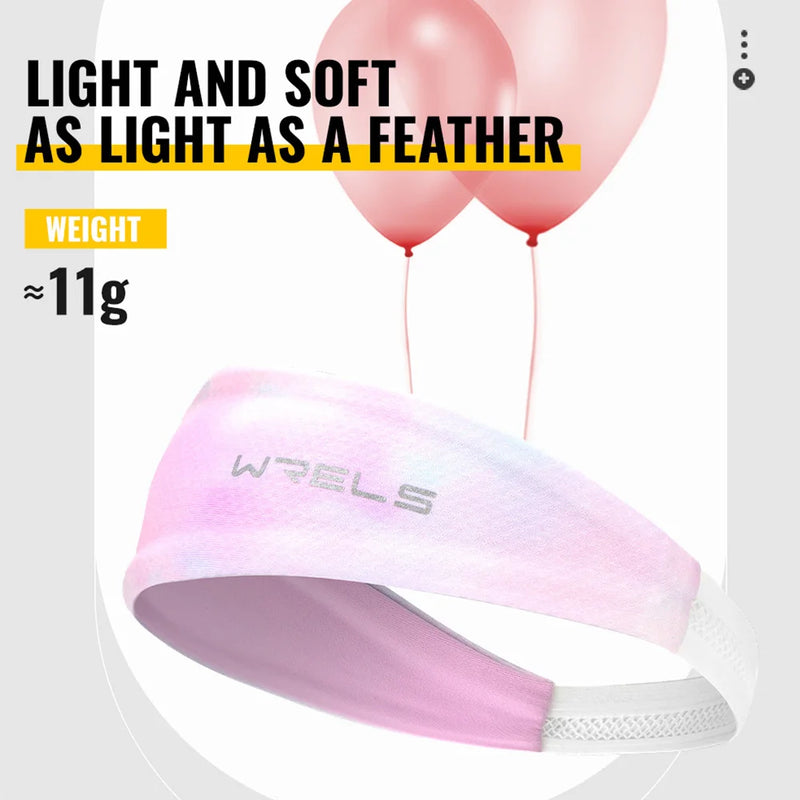 WRELS Kids Headband Children Sweatband Soft Cotton Non Slip Breathable Elastic Hair Band Boys Girls Soccer Basketball Athletic