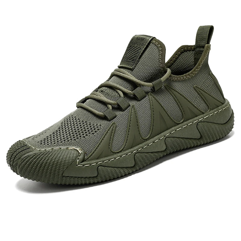 Men's sneakers casual light mesh sports shoes four seasons fashion outdoor soft sole Anti slip Breathable comfort running shoes
