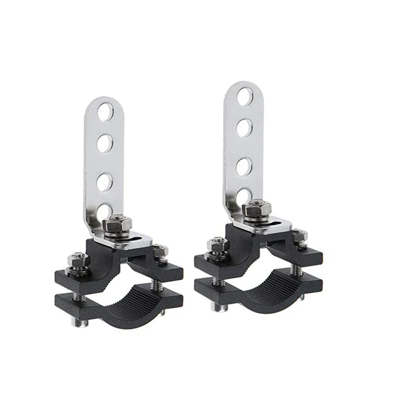 តង្កៀបម៉ោនភ្លើង LED ម៉ូតូ JOYINLED, ឧបករណ៍កាន់ក្ដាប់ជាសកលទំហំ 0.7-1.2 អ៊ីញសម្រាប់ភ្លើងស្តុបមុខរថយន្ត ATV UTV Bull Bar