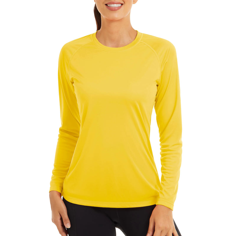 TACVASEN UPF 50+ Sun/Skin Protection Quick Dry T-Shirts Womens Long Sleeve Outdoor Performance Tee Shirts Summer Casual Tops