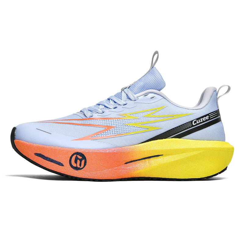 Unisex Sneakers Rebound Wear-resistant Shock-absorbing Thick Soled Fitness Shoes New Road Professional Running Training Shoes
