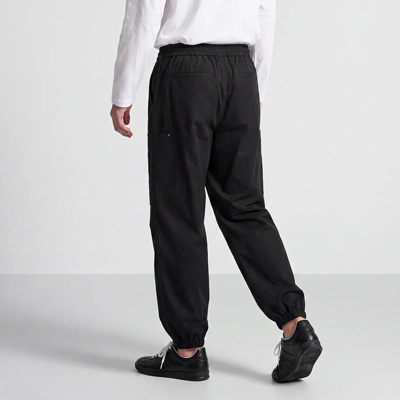 Semir Men Pants Cotton Twill Loose Tapered Jogger Soft Comfortable 2026 Autumn Casual Style Classic Everyday Trousers