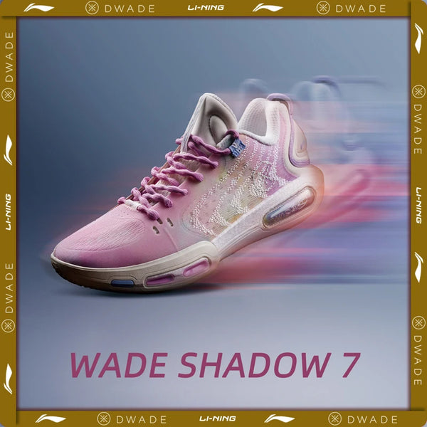 ស្បែកជើងបាល់បោះបុរស Li-Ning WADE SHADOW 7 លើទីលាន BOOM Cushion ពាក់បានស្រួល ធន់នឹងការរអិល ស្បែកជើងប៉ាតា LiNing ABPV011