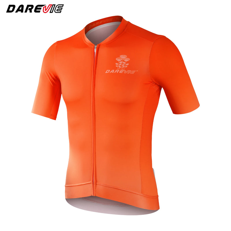 សម្លៀកបំពាក់ជិះកង់បុរស DAREVIE អាវយឺត Maillot ស្រូបយកសំណើម PRO Level សម្រាប់បុរស SPF 40+ ស្ងួតលឿន ទន់ស្រាល