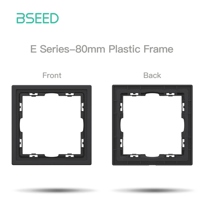 BSEED 1/2Gang Wall Light Switch USB Type-C Socket Module Part Internet TV Telephone Socket Part Plastic Frame Free Combination