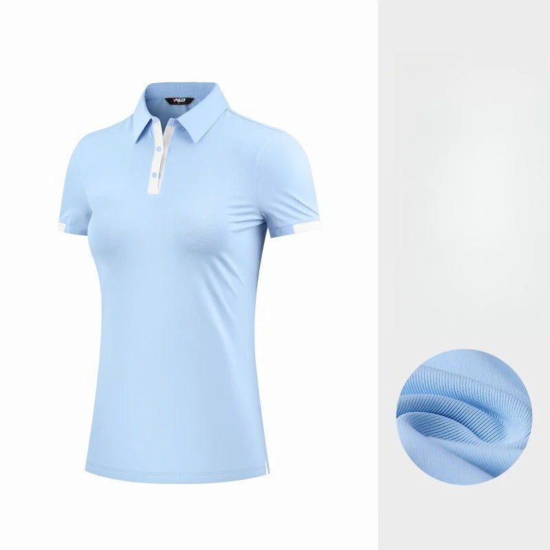 PGM Golf Team Men's Women's Clothing Short Sleeved T-shirt YF824/YF825