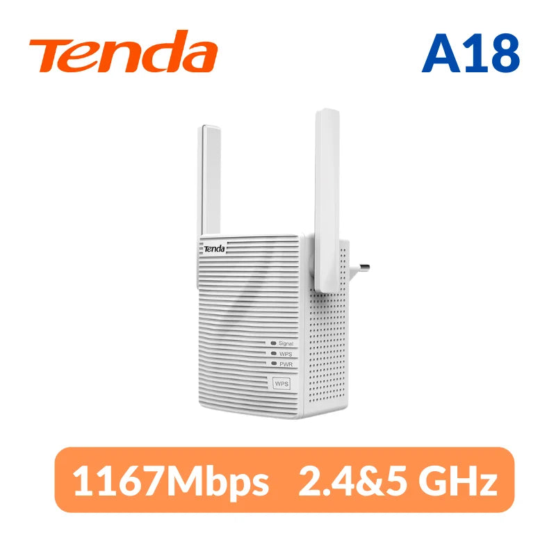 ឧបករណ៍ពង្រីកសញ្ញា Wifi Tenda WiFi Repeater ឧបករណ៍ពង្រីកសញ្ញា Wifi បណ្តាញ Wifi5 Wifi6 Booster 1200Mbps ឧបករណ៍ពង្រីកសញ្ញា Wifi ឥតខ្សែរយៈចម្ងាយឆ្ងាយ