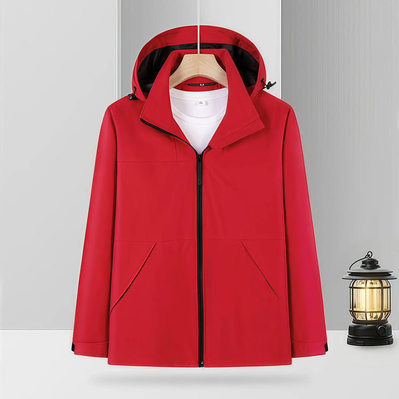 Autumn outdoor Hooded pure color  casual  Single layer down jacket waterproof windproof  outdoor  travel couple clothes