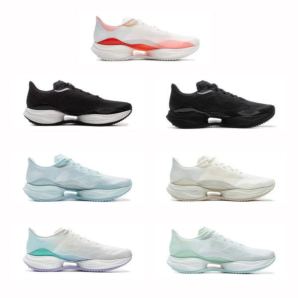 ស្បែកជើងរត់ Li-Ning សម្រាប់នារី SUPER LIGHT 22 Light TEMPO BOUNSE Cushion BOOM FIBER LiNing ពាក់បាន និងមិនរអិល ARBV002