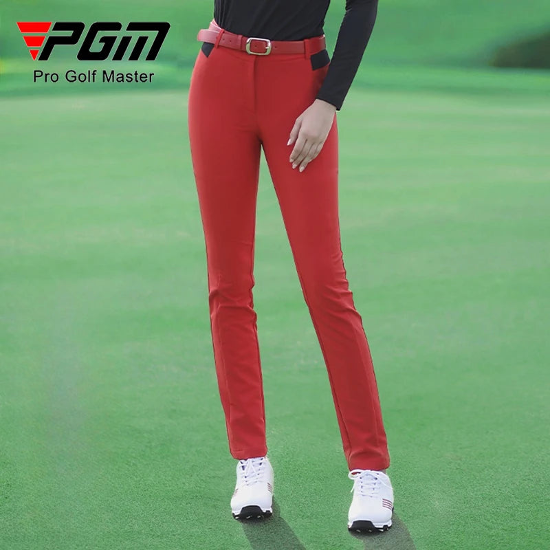 PGM Golf Women's Sports Pants Stretch Slimming and Slimming KUZ093