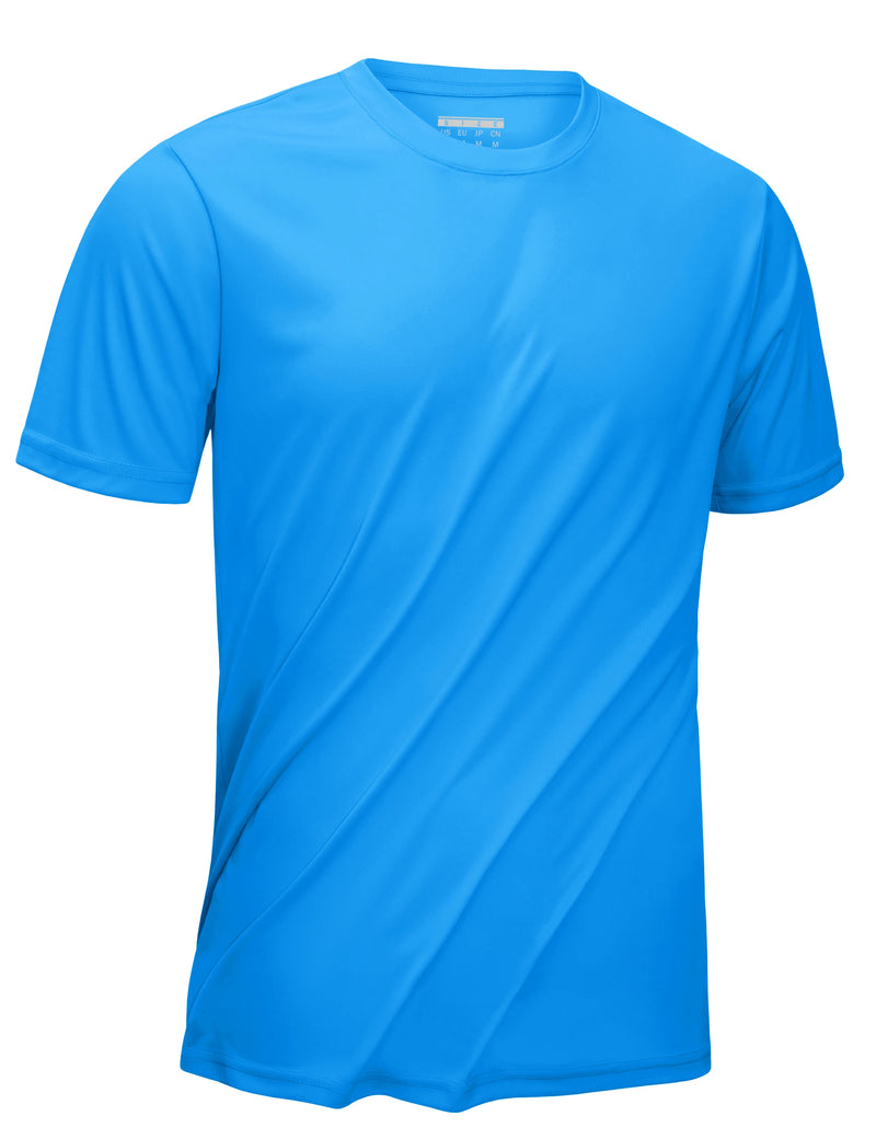 TACVASEN UPF 50+ Summer Performance T-shirts Mens Sun Protection Tee Shirts Gym Sports Athletic Running Swim Casual T-shirt Tops