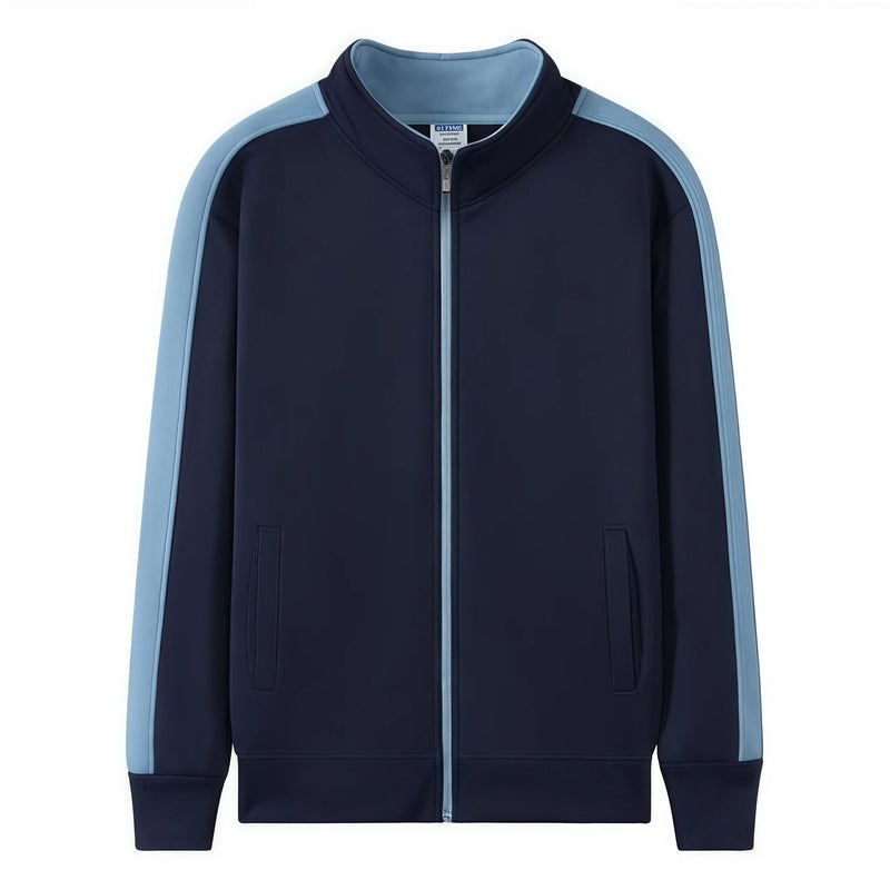 Autumn and Winter Casual Fleece Zipper Cardigan Stand-Up Collar Sweatshirt Custom-Made Work Clothes with Printed Logo