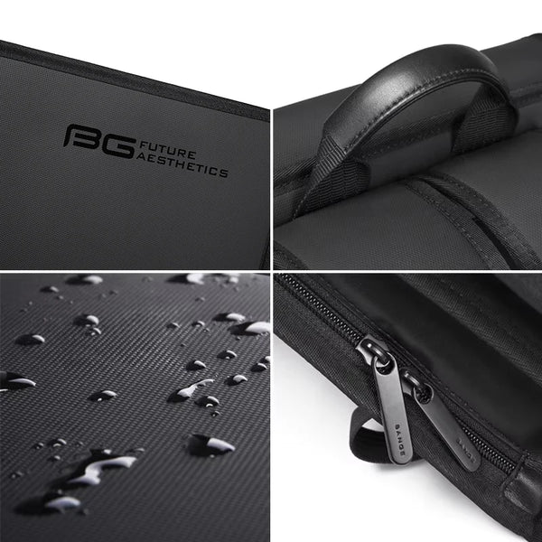 BANGE New Business Backpack Men's Anti-Theft Computer Bag Big Capacity 14.1 Inch Laptop Bagpack Men Elegant Waterproof