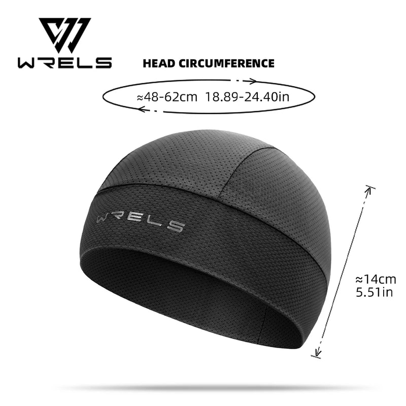 Motorcycle Cycling Cap Quick Dry Breathable Moisture Wicking Sports Cold Cap Running Absorbent Breathable Hat Under Helmets Thin