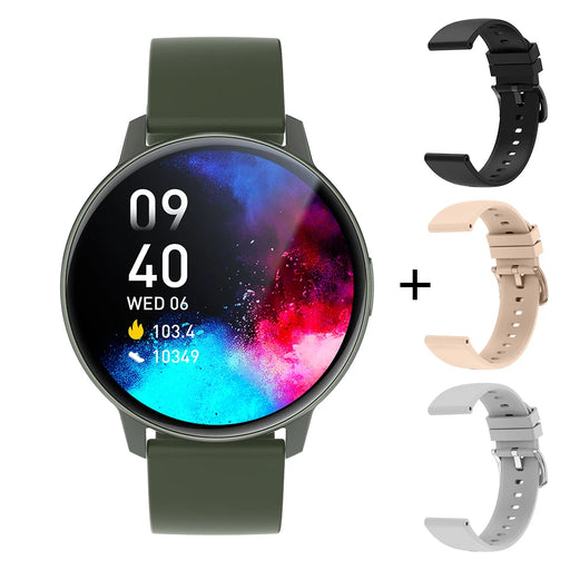 COLMI i31 Smartwatch 1.43'' AMOLED Display 100 Sports Modes 7 Day Battery Life Support Always On Display Smart Watch Men Women Green With 3 Strap