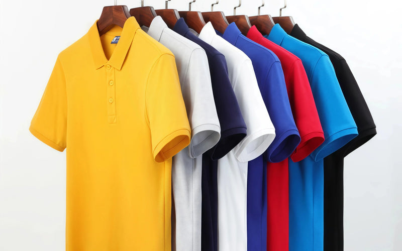 Soft Skin-Friendly Short-Sleeved POLO Shirt  250G High-Quality Island Cotton Custom Logo Work Uniform Busines And Casual