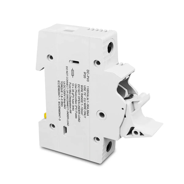 TOMZN 1P Solar PV Fuse Holders Suitable For 10*38mm PV Fuse Link Solar System Protection