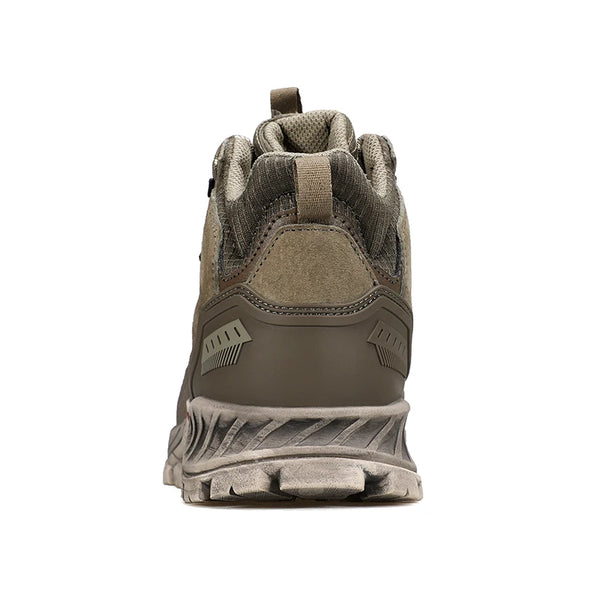 HUMTTO Hiking Shoes Men Trainers Outdoor Trekking Boots Mens Breathable Winter Men's Sports Shoes Leather Safety Work Sneakers
