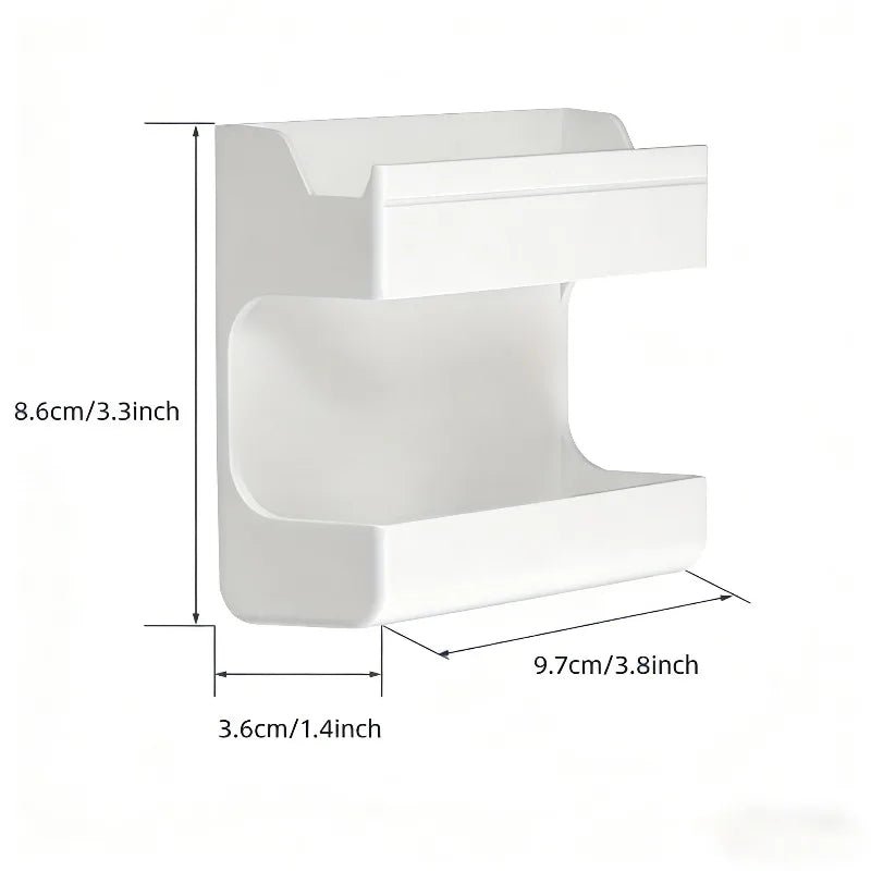 2PCS Multi-Purpose Mount Secure Phone Charger,Organize Remote Controls Universal Wall,Desk Holder for Router,Bedside Nightstand