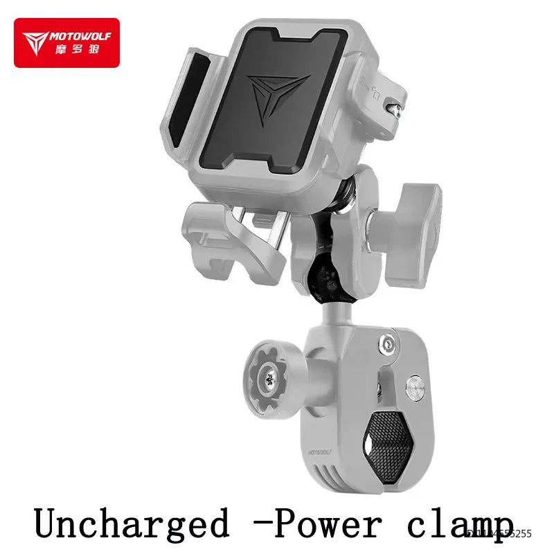 ជើងទ្រទូរស័ព្ទម៉ូតូ MOTOWOLF ដែលអាចស្រូបយកឆក់បាន ប្រឆាំងនឹងចោរកម្ម អាចលៃតម្រូវបាន ជាសកល សម្រាប់ជើងទ្រកង់ ស្កូទ័រ