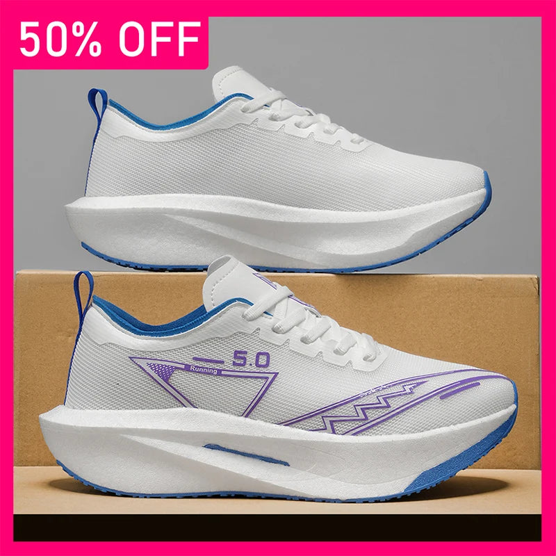 Unisex Sports Shoes Trendy Mesh Breathable Spring Running Tennis Shoes 2026 New Comfortable Thick Soled Fitness Shoes for Men