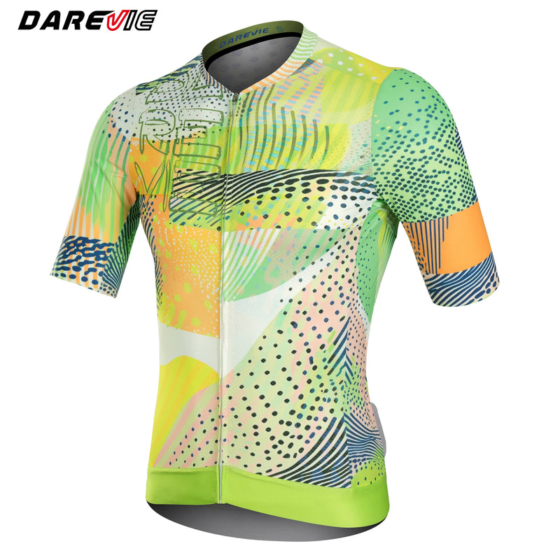 អាវយឺតជិះកង់ DAREVIE សម្រាប់បុរស ធន់នឹងសំណើម ធន់នឹងការរអិល ស្រាល ទន់ ស្ងួតរហ័ស