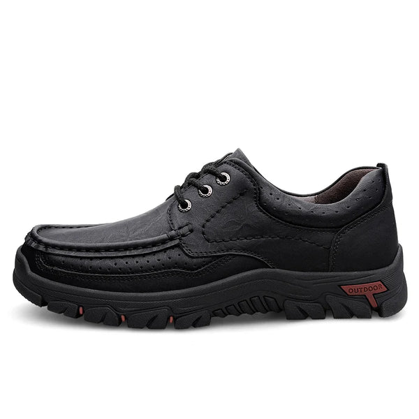 High Quality Mens Lace Up Natural Genuine Leather Shoes Men Casual Oxfords Comfortable Handmade Shoes Dropshipping