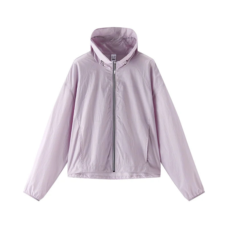 Semir Womens UV Jacket 2026 Short Bud Collar Loose Fit Tops Cool Feeling Elegant Casual Style Soft Comfortable Daily Wear