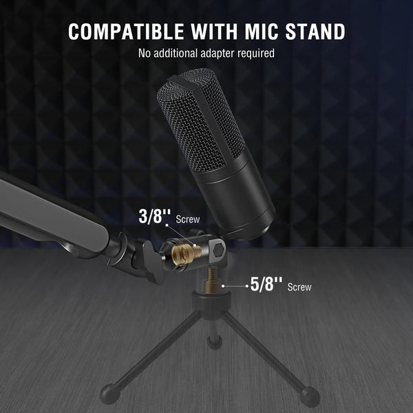 មីក្រូហ្វូន FIFINE XLR, មីក្រូហ្វូនខនដិនស៊ើរសម្រាប់ថតសំឡេង, សំឡេងច្រៀង, ស្ទ្រីមសំឡេង, ផតខាស, ច្រៀង, មីក្រូហ្វូនស្ទូឌីយោ Cardioid K669C