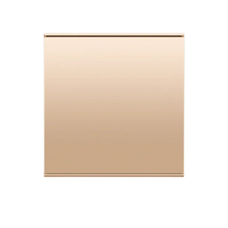 Uk Type 86 13A Universal Rose Gold 220V Wall Large Warped 1gang2way Cross Button Light Switch,USB Electric Plug Wall Socket