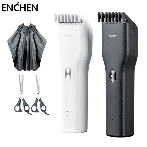 ENCHEN Boost Hair Trimmer For Men Kids Cordless USB Rechargeable Electric Hair Clipper Cutter Machine With Adjustable Comb