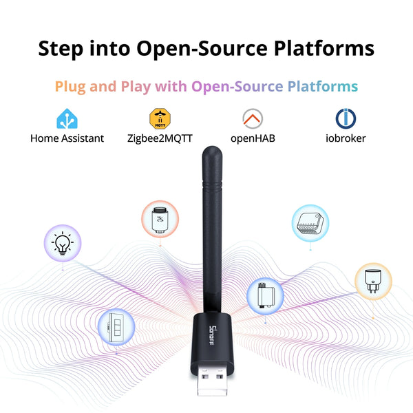SONOFF Dongle Lite MG21 Zigbee/Thread USB Dongle Dongle-LMG21 EFR32MG21 ទំហំតូច តូចជាង ZBDongle-E 65% តម្លៃសមរម្យ