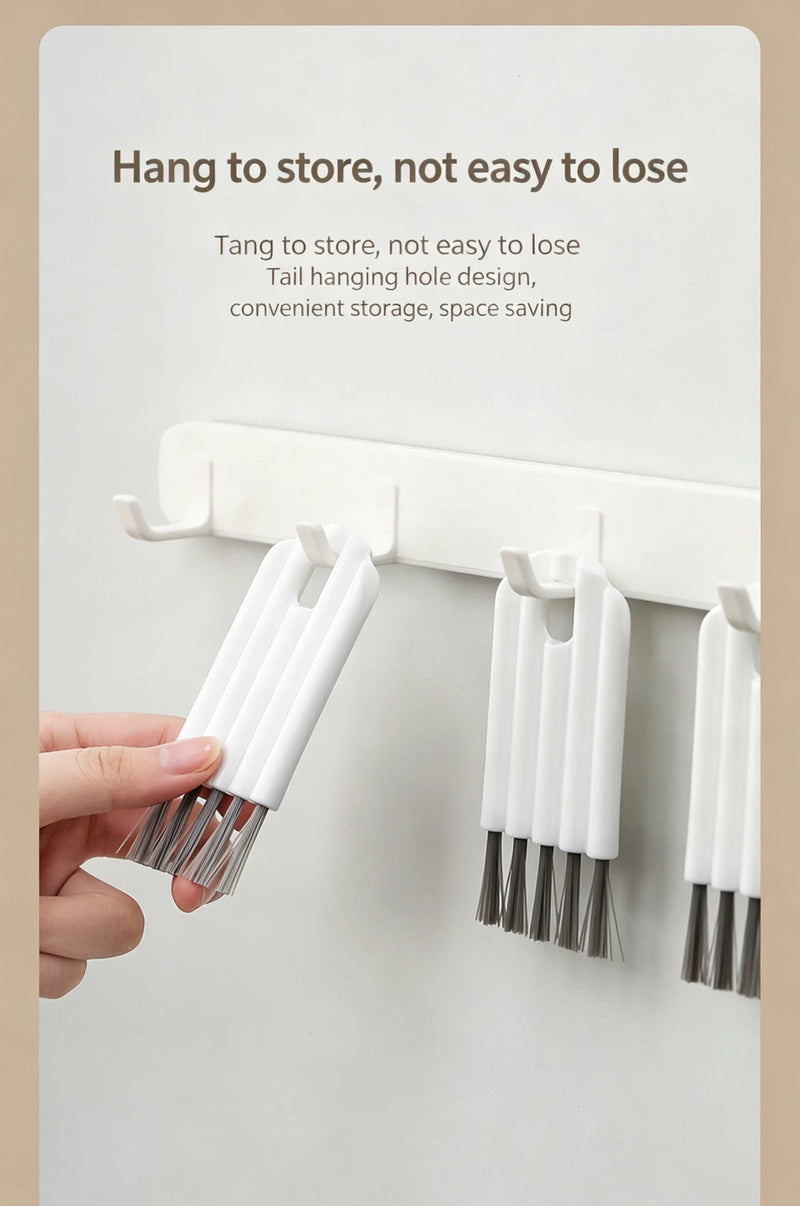 Cup Cap Keyboard Gap Brush Curling Cup Cap Brush Air Cushion Comb Cleaning Brush Bottle Cap Groove Gap Multi Purpose Brush