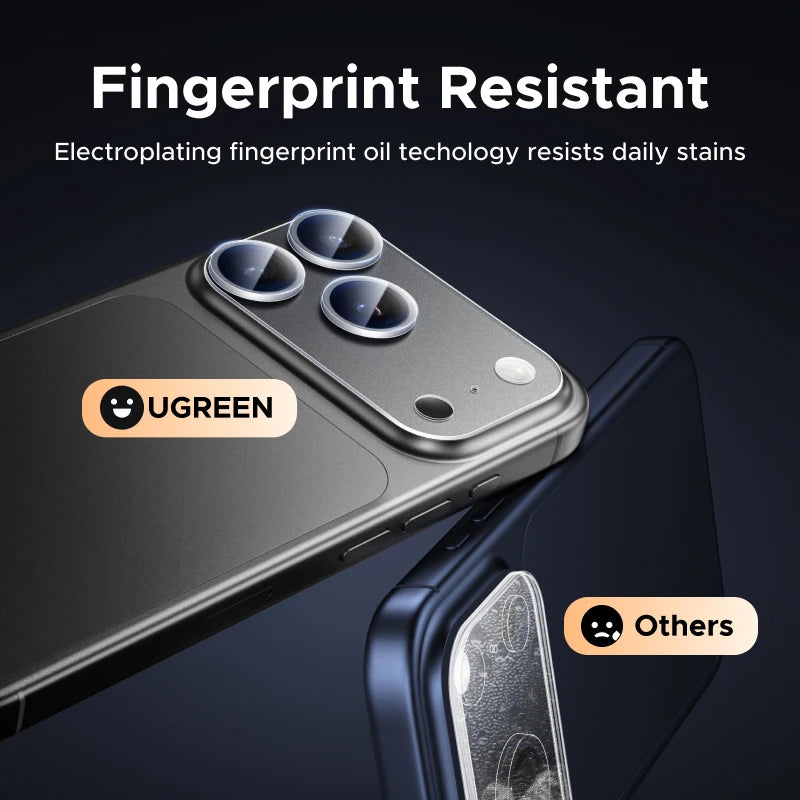 UGREEN Camera Lens Protector for iPhone 17 Pro Max Full Lens Glass for iPhone 17 Air Protective Film HD 1PCS