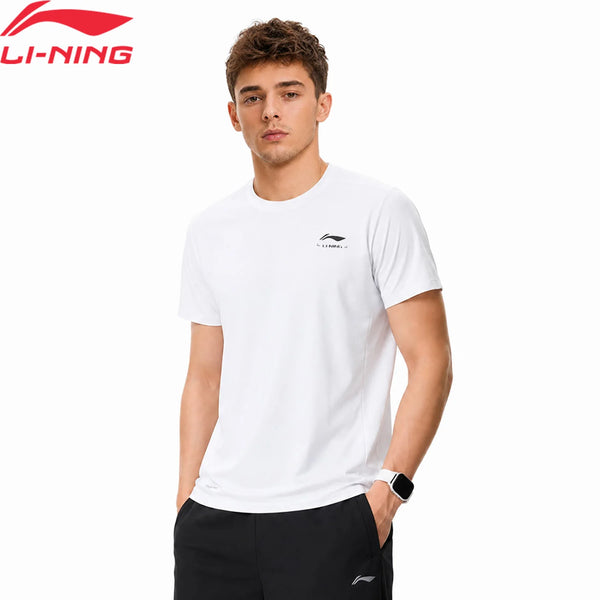 អាវយឺតហាត់ប្រាណបុរស Li-Ning LN ស្ងួតលឿន កមូល សមល្មម មានខ្យល់ចេញចូលបានល្អ អាវយឺតហាត់ប្រាណ LiNing Sport ATSW485