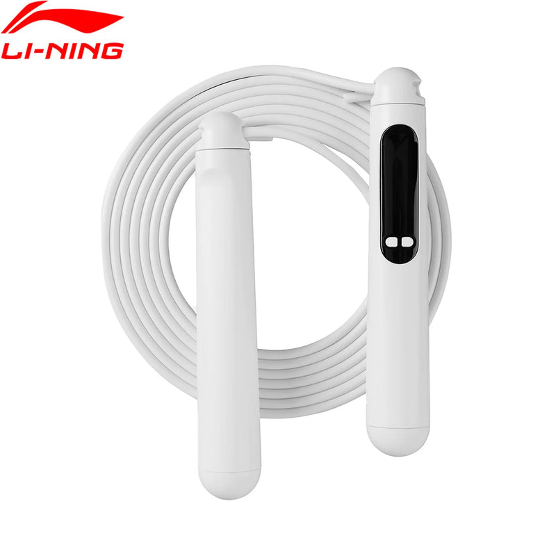 Li-Ning Unisex Jump Rope With Counter Fitness Exercise Training  LiNing Adjustable Jump Rope AQEU067