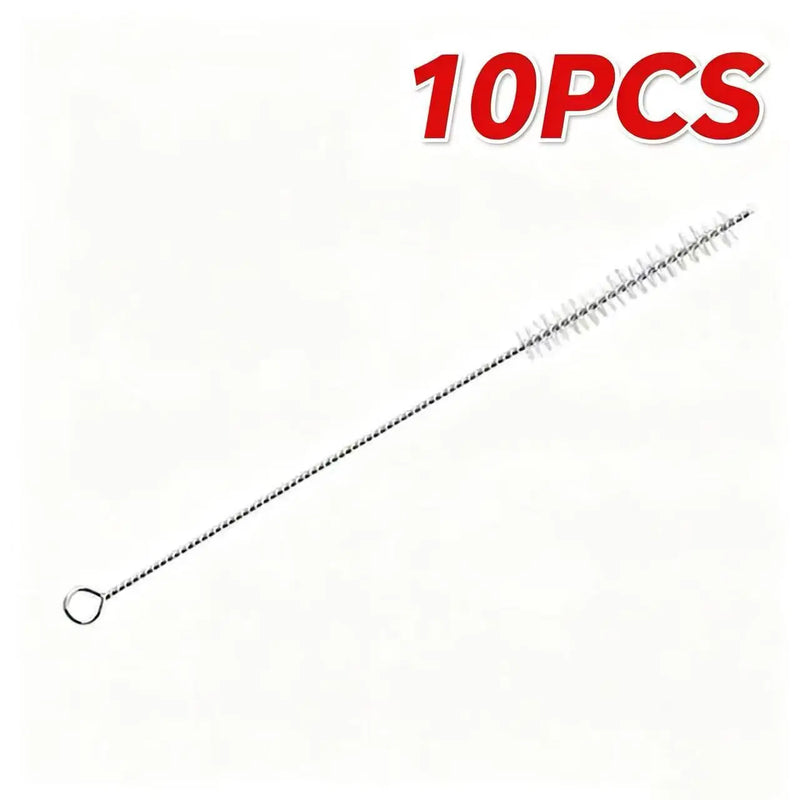 Stainless Steel Bendable Bottle Straw Cleaning Brush Cup Lid Nipple Brush Water Cup Spout Small Brush Soft Bristle Straw Brush