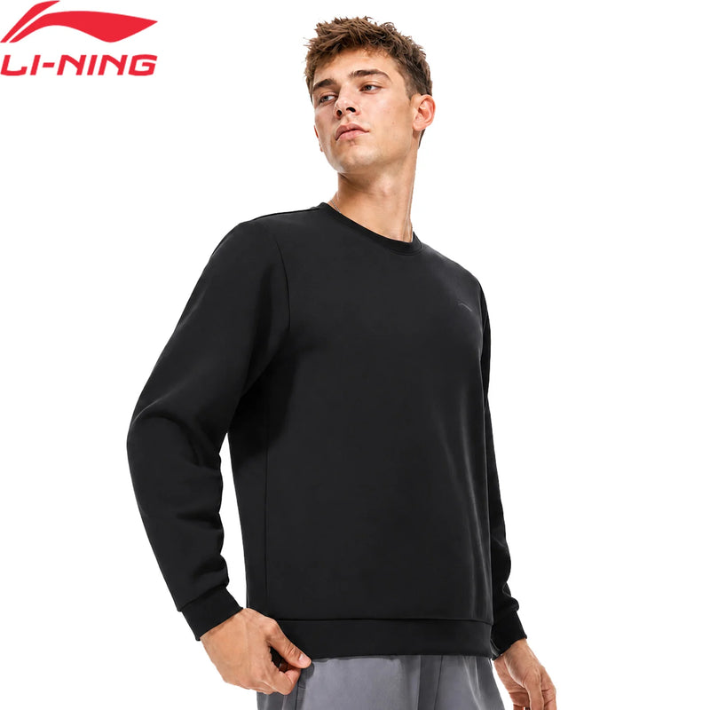 អាវយឺតប៉ាក់ហ្វឹកហាត់បុរស Li-Ning LN DRY 77% Polyester 17% Viscose 6% Elastane Regular Fitness Pullover LiNing Fitness AWDW493