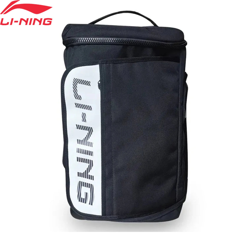 កាបូបស្ពាយបាល់បោះ Li-Ning Unisex ធ្វើពីប៉ូលីអេស្ទ័រ សមត្ថភាពធំ ងាយស្រួលប្រើប្រាស់ ទាន់សម័យ កាបូបស្ពាយចំហៀងពីរជាន់សម្រាប់បុរស និងស្ត្រី ABSV359