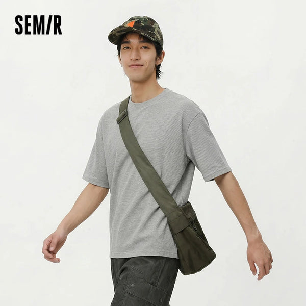 អាវយឺតបុរស Semir 2026 កអាវឆ្នូតៗ រចនាប័ទ្មធម្មតា ម៉ូដសាមញ្ញ ទន់ មានផាសុកភាព អាវយឺតប្រចាំថ្ងៃ