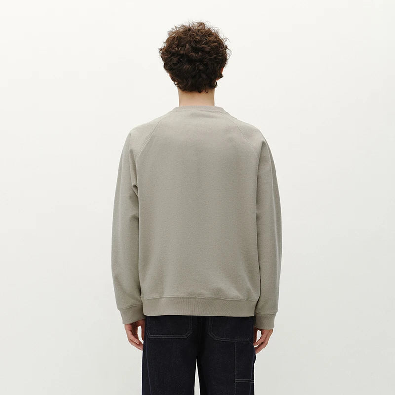 Semir Men Fleece Sweatshirt Traditional Style Embroidery Versatile Crew Neck 2026 New Winter Daily Wear Urban Casual Style