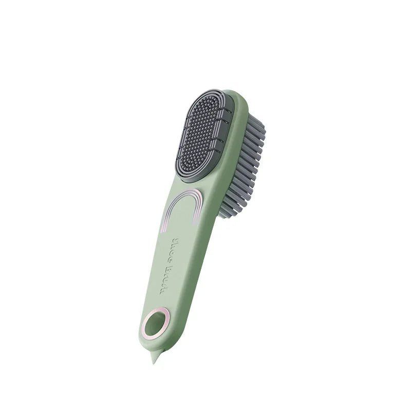 1pc Multi Functional Raw Rubber Suede Shoe Brush Dual Sided Anti Slip Stain Remover For Boots Leather Goods Care,shoe brush