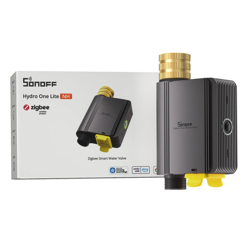 SONOFF SWV-ZNE/ZNU Hydro ONE Lite Zigbee Smart Water Valve Without Flow Meter Brass Water Inlet Works with Apple Home