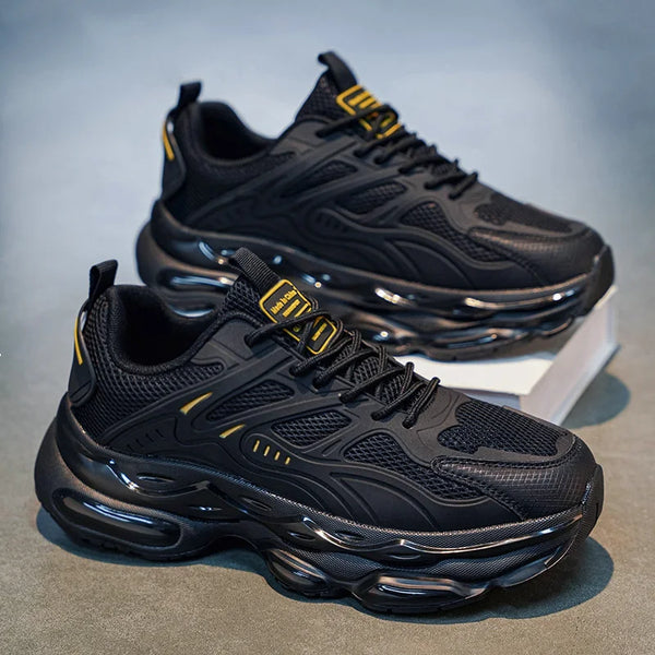 Chunky sneakers Men's casual four seasons breathable light non slip fashion youth soft sole outdoor comfort running sports shoes