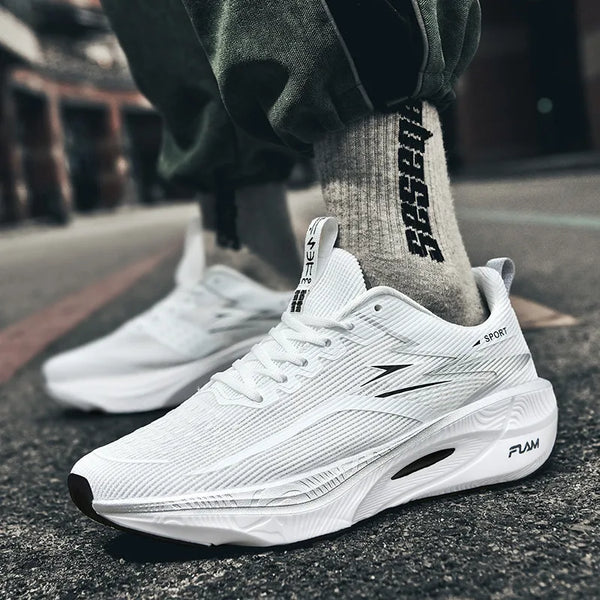 Lovers light running shoes four seasons comfort breathable soft sole Outdoor men's casual sports shoes fashion unisex sneakers