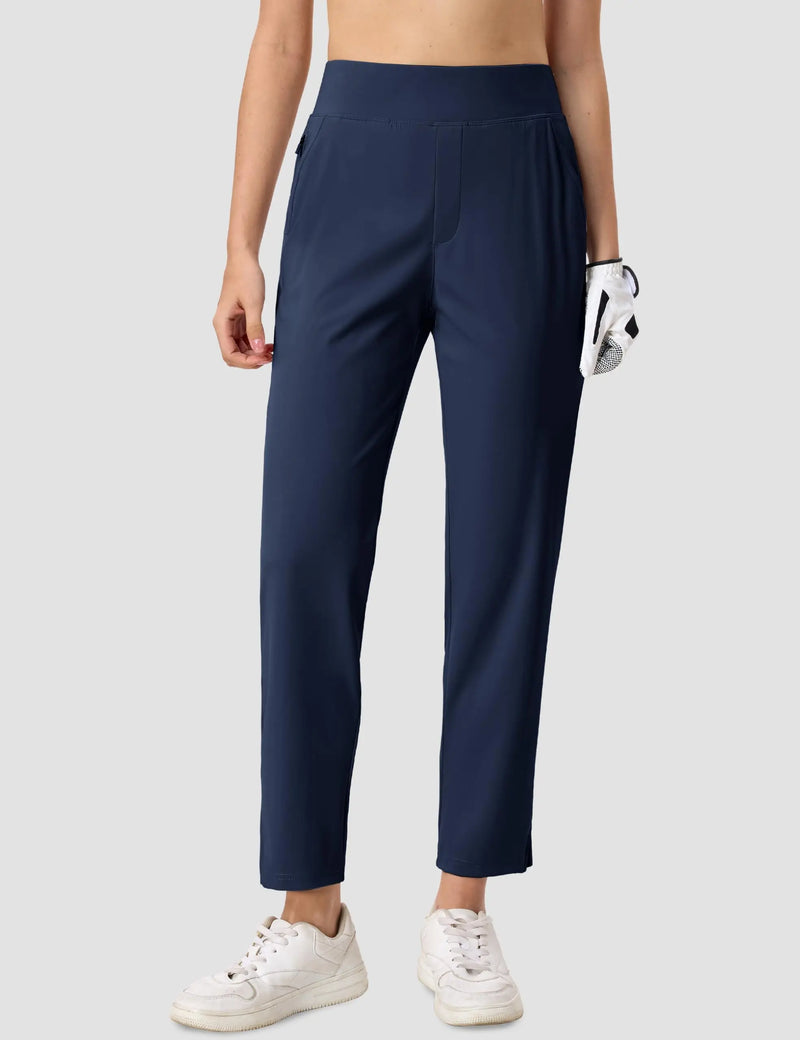 TACVASEN Golf Pants Womens UPF 50+ Lightweight Stretch High Waisted Pants Quick Dry Casual Work Trousers Travel Athletic Pants