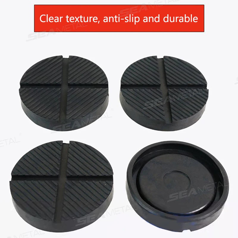 SEAMETAL 3 Sizes Universal Rubber Jack Pad Support Pinch Weld Slotted Floor Frame Rail Adapter Car Removal Repair Tool