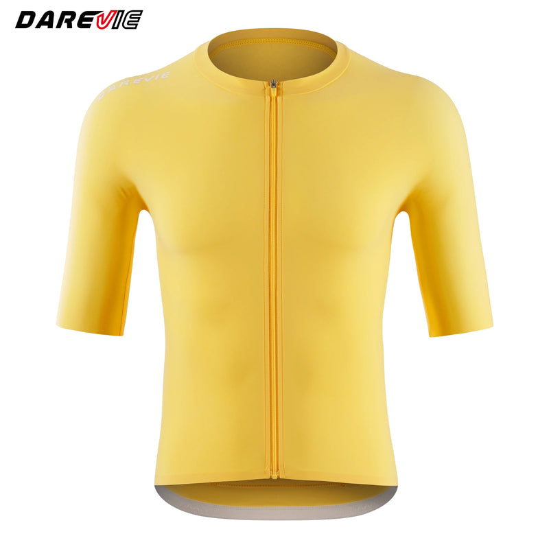 អាវយឺតជិះកង់ DAREVIE ប្រឆាំងនឹងកាំរស្មីយូវី ស្ងួតលឿន ស្រាល ទន់ កម្រិតកំពូល អាវយឺតជិះកង់ Maillot ប្រឆាំងនឹងការរអិល ស្រូបយកសំណើមសម្រាប់បុរស